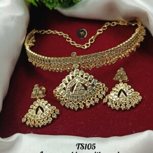 Impon attigai with earrings