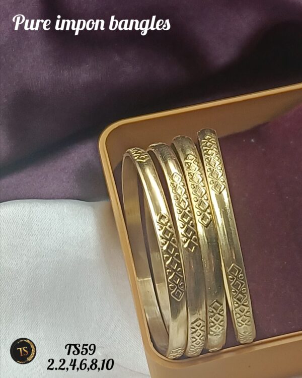 Pure impon panchaloga bangles 🎉