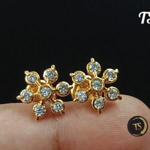 Real Diamond look stud.