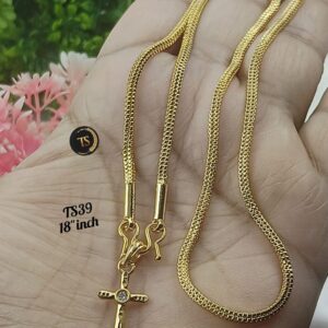 One gram gold forming pendant with 18 inch chain.