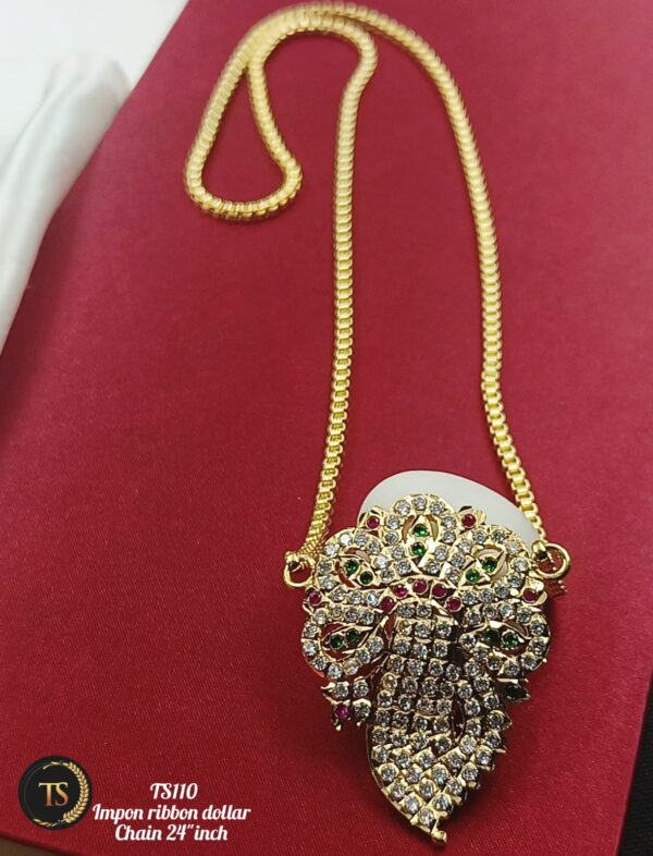 Impon Ribbon dollar chain. - Image 2