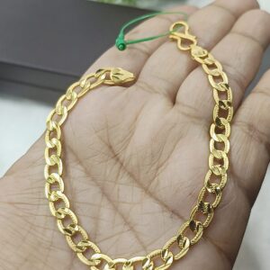 One gram gold forming men's bracelet.
