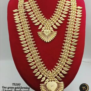One Gram Gold Forming Kerala Wedding Combo Set 💫