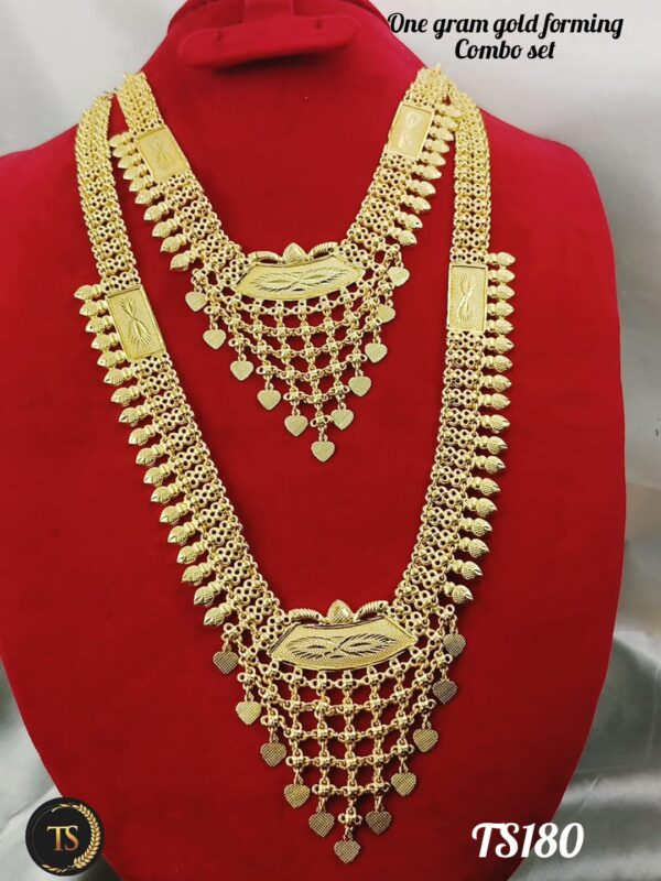 One Gram Gold Forming Kerala Wedding Combo Set 💫