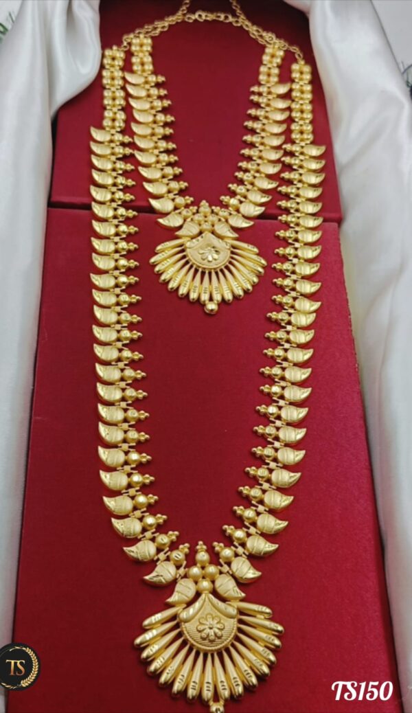 One Gram Gold Forming Kerala Wedding Combo Set 💫 - Image 2