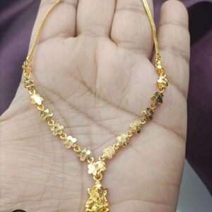 One gram gold forming vinayaka necklace.