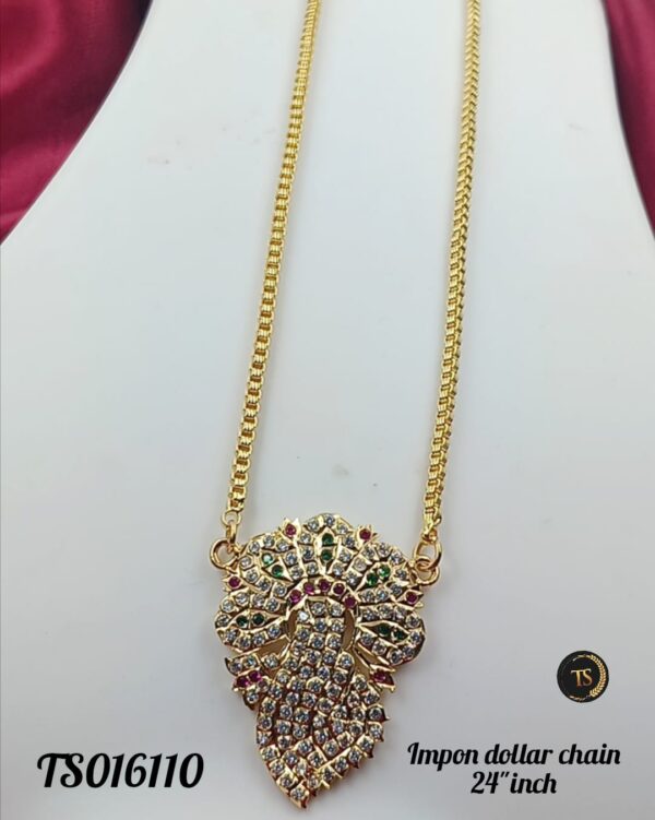 Impon Ribbon Dollar Chain - Image 2