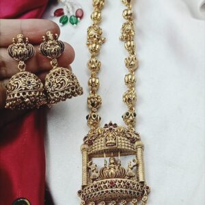 Antique Temple Short Haram with Jimiki