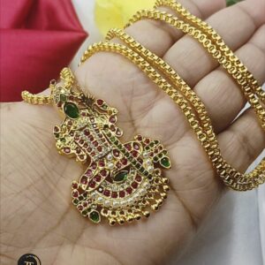 Lakshmi Pendant with Chain