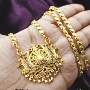 One gram gold forming Dollar Chain