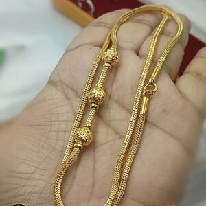 Gold design Ball mopu chain