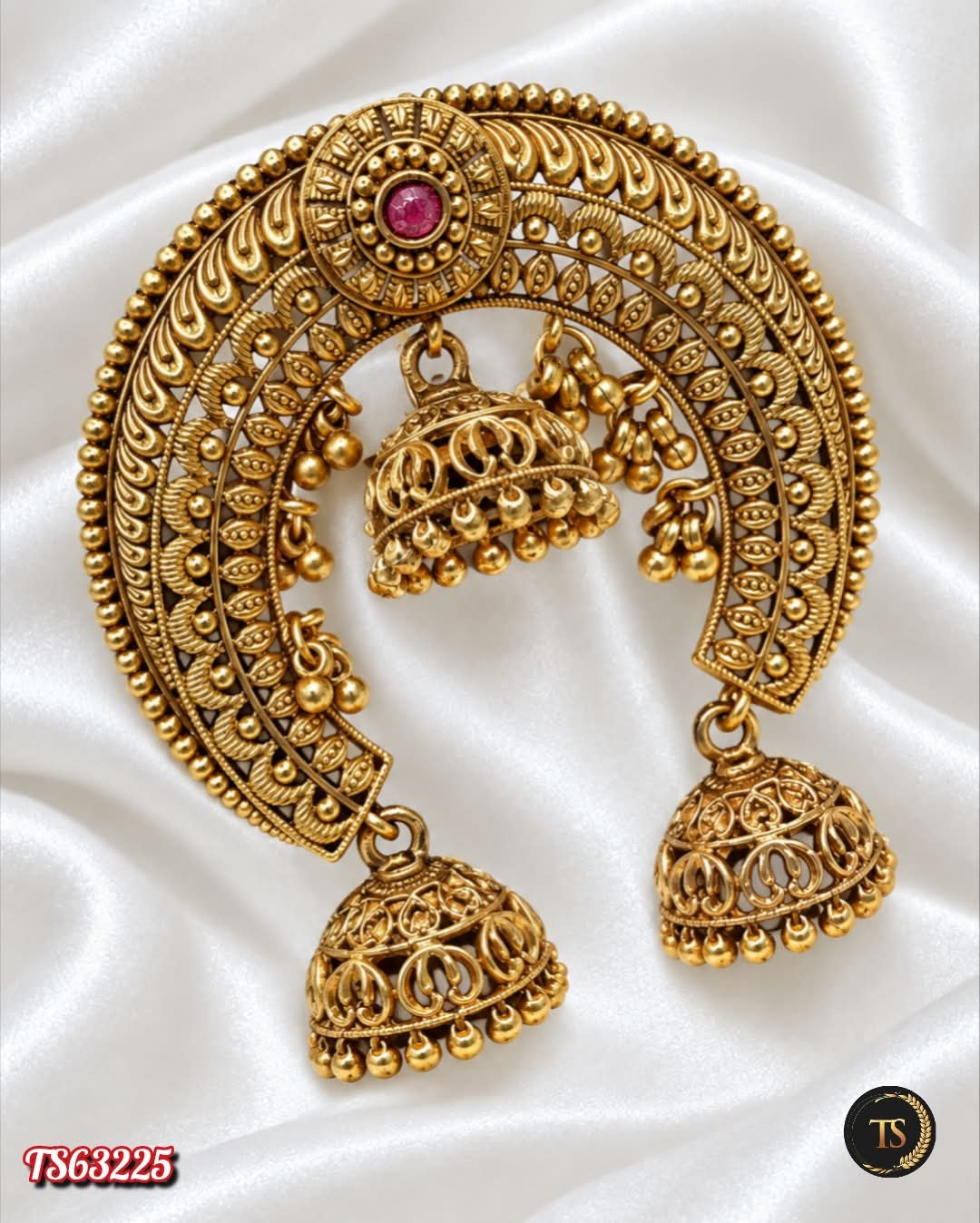 Beautiful Temple Jewellery Jadai Billai ✨
