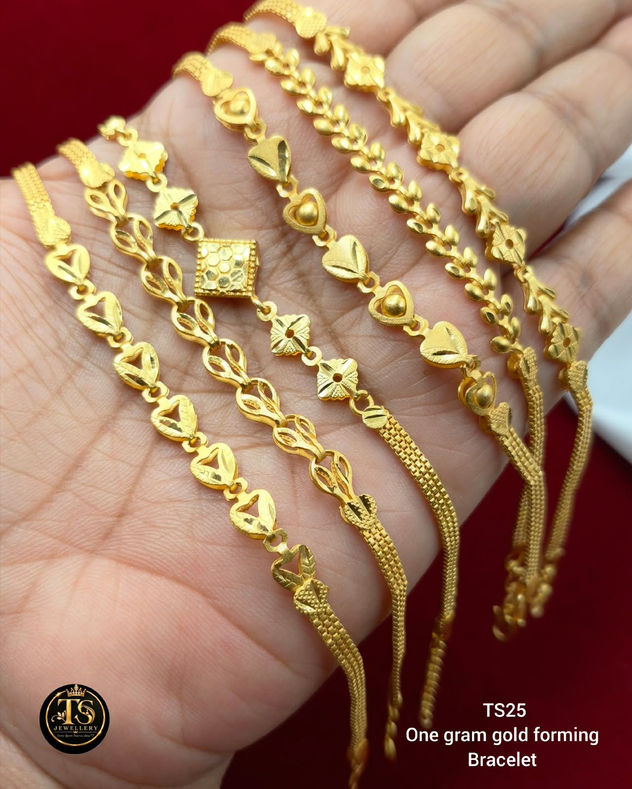 One Gram Gold Forming Bracelets